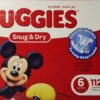 HUGGIES Snug & Dry Diapers, Size 6, 112 Count (Packaging May Vary) Giant Pack Size 6 (112 Count) 18 812tB7mPiwL
