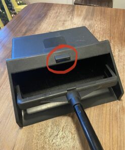 Carlisle FoodService Products Duo-Pan Upright Dust Pan with Serrated Yoke for Home, Restaurants, Kitchen, Lobby, And Office, Plastic, 30 Inches, Black 30 Inches (Pack of 1) 37 812tGEAEixL