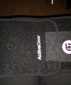 ActiveGear Waist Trimmer Belt Slim Body Sweat Wrap for Stomach and Back Lumbar Support Yellow Large 42 812tmKMQJSL