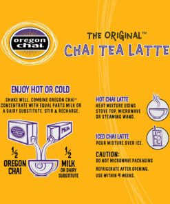 Oregon Chai Sugar Free Chai Concentrate, 32 Fluid Ounce (Pack of 6) 32 Fl Oz (Pack of 6) 28 812trXGgUWL