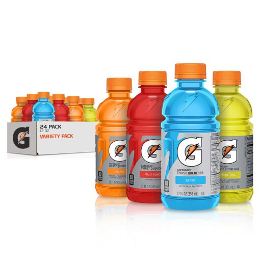 Gatorade Classic Thirst Quencher, Variety Pack, 12 Fl Oz (Pack of 24) Classic Variety Pack 12 Fl Oz (Pack of 24)