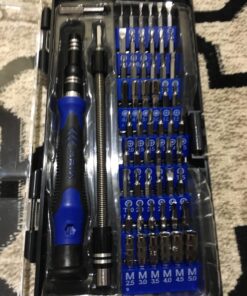 ORIA Precision Screwdriver Set, 86 in 1 Repair Tool Kit, Screwdriver Kit with Portable Bag for Game Console, Tablet, PC, Macbook and Other Electronics, Blue 75 812wPS096JL