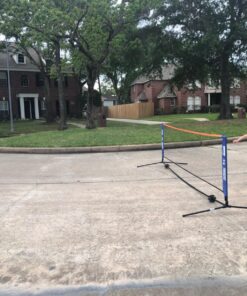 JOOLA HIT MIT Adjustable Height Portable Badminton Net Set - Competition Multi Sport Indoor or Outdoor Net for Playing Pickleball, Kids Volleyball, Soccer Tennis, Lawn Tennis - Easy and Fast Assembly 10 FT 27 812wqEtAacL