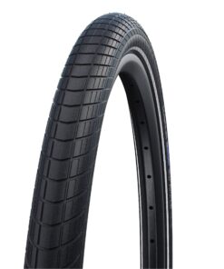 Alternative view of Schwalbe - Big Apple Hybrid and Touring Wire Clincher Bike Tire | Multiple Sizes | Performance Line, RaceGuard | Black or Black/Reflective 26x2.35-Inch