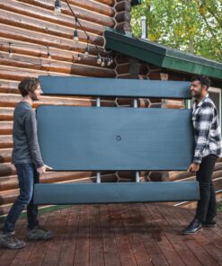 Lifetime 22123 Folding Picnic Table, 6 Feet, Hunter Green 25 812yrebS8VL