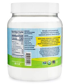 Alternative view of Carrington Farms Organic Virgin Cold Pressed Coconut Oil for Cooking, Nutrient Dense, Unrefined, Perfect for Baking or Sauteing Vegetables, 54 Fl Oz 54 Ounce (Pack of 1)