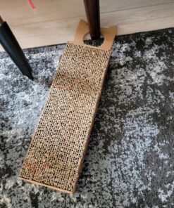 SmartyKat Scratch Up Corrugated Hanging Cat Scratcher, Catnip Infusion Technology - Brown, Single Wide Scratch Up (Catnip Infused) Single Pack 30 813 H7GmZRL