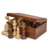 Wegiel Handmade European Professional Tournament Chess Pieces With Wood Storage Case 12 813 KPcCqSL