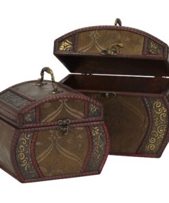 Nearly Natural 528 Decorative Chests (Set of 2) 32 813 gjXAAL