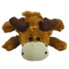 KONG - Cozie Marvin Moose - Indoor Cuddle Squeaky Plush Dog Toy - for Small Dogs Gold,brown 13 813 stNU6OL