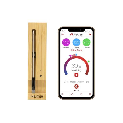 Original MEATER: Wireless Digital Smart Meat Thermometer | for Oven, BBQ, Grill, Kitchen | iOS & Android App | Apple Watch, Alexa Compatible | Dishwasher Safe