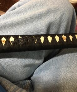 MAKOTO Handmade Sharp Katana Black Samurai Sword 40" Tsunami 18 8132noF6n5L