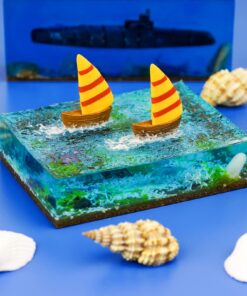 LET'S RESIN Epoxy Resin Molds, Resin Casting Molds Silicone Square Ball Molds 9PCS Different Sizes,Silicone Resin Molds for Resin Jewelry,Specimen DIY 23 8133TI4V5dL