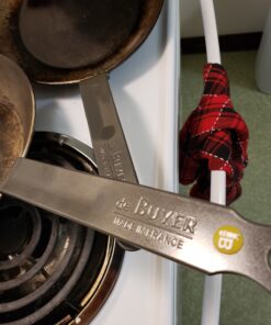 de Buyer MINERAL B Carbon Steel Fry Pan - 10.25” - Ideal for Searing, Sauteing & Reheating - Naturally Nonstick - Made in France 10.25" 45 8134lwTyKNL