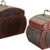 Nearly Natural 528 Decorative Chests (Set of 2) 18 8134pzutcvL
