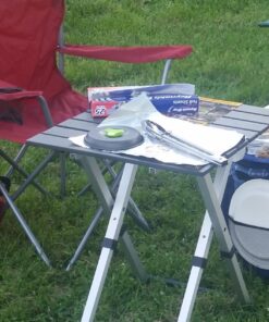 GCI Outdoor Compact Camp Table 20 Outdoor Folding Table, Black Chrome 20 In 31 8134rk6R6EL