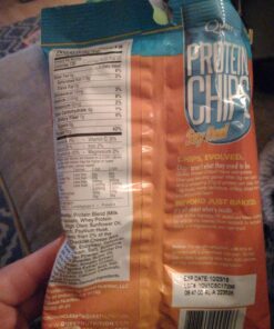 Quest Nutrition Cheddar & Sour Cream Protein Chips, Low Carb, Gluten Free, Potato Free, Baked, Pack of 8 1.7 Ounce (Pack of 8) 32 81375TXxZOL