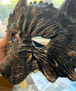Himine Gray Wolf's Head Mask for Halloween Christmas Party Stage performances and other festivals 38 8138RmUSEdL 1