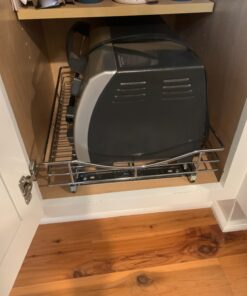 LYNK PROFESSIONAL® Pull Out Cabinet Organizer, 14"W x 18"D - Slide Out Drawers for Kitchen Cabinets - Sliding Pantry Shelves - Roll Out Shelf Storage for Pots, Pans - Lifetime Limited Warranty, Chrome 14" W x 18" D 14x18 Chrome 52 8138VSTkpCL