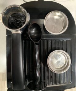 EspressoWorks 19-Bar Espresso, Latte and Cappuccino Maker 10-Piece Set - Brew Cappuccino and Latte with One Button - Espresso Machine with Milk Steamer 1250W - Coffee Gifts (Black) Black 41 8138nZwCzjL