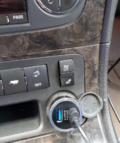 Ailun Car Charger Qualcomm Quick Charge 3.0 Adapter Fast Dual USB Port 35W for iPhone 14 13 11 12 Pro Max X Xs XR SE 2020 Galaxy s20+ S20Ultra, Black Blue 35 8139OqEsIIL