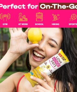 Love Good Fats Keto Protein Snack Bars - Chocolate Lover Variety Pack - 1-2g Sugar, 8-10g Protein, 5g Net Carbs, Gluten-Free, Non GMO - Peanut Butter, Mint, Lemon Mousse, Coconut - 4 Flavors (12 Pack) Chocolate Lovers Variety Pack 14 8139R17lExL