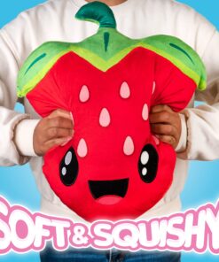 Scentco Smillows - Gourmet Scented Stuffed Plush Pillows (Strawberry) - Accent, Throw, Decorative Pillows - Kids Room Decor, Gift for Kids Strawberry 9 813A9qPCiNL