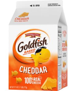 Goldfish Cheddar Crackers, 27.3 oz carton, 2 CT box Cheddar 2 count 1.71 Pound (Pack of 2) 13 813B3TGBTYL