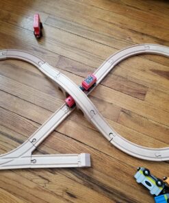 Melissa & Doug Classic Wooden Figure Eight Train Set (22 pcs) 43 813E8Sia3HL 1