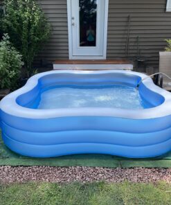 INTEX 57495EP Beach Wave Inflatable Swim Center Pool: 357 Gallon Capacity – 90" x 90" x 22" – Purple 25 813EpnYjPGL