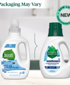Seventh Generation Concentrated Laundry Detergent Liquid Free & Clear Fragrance Free 40 Fl Oz (Pack of 2) Free and Clear 26 813F2Ml8V9L 1