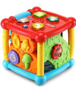 VTech Busy Learners Activity Cube, Multicolor Red Standard Packaging 31 813FAvde9tL