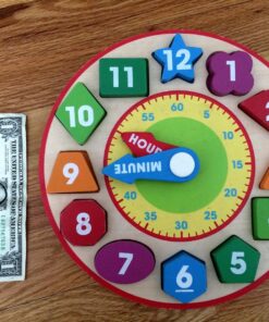 Melissa & Doug Shape Sorting Clock - Wooden Educational Toy 61 813FENZgL3L 1