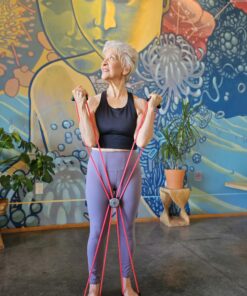 SISYAMA Core Cross Workout Pilates Reformer Exercise Resistance Cords Loop Tube Bands 9 813FIoP wfL