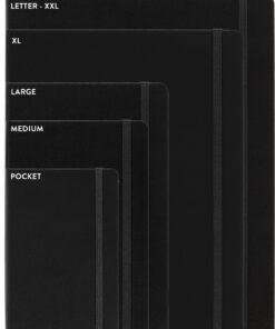 Moleskine Cahier Journal, Soft Cover, Pocket (3.5" x 5.5") Ruled/Lined, Black, 64 Pages (Set of 3) 13 813Fa0uZHXL 1