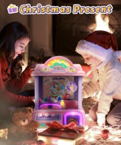 Amy&Benton Claw Machine for Kids Grabber Arcade Crane Vending Toy with Prizes for Girls Unicorn 33 813GEpW6FWL