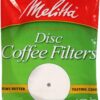 Melitta Disc Coffee Filters for Percolators, White, 3.5-Inch, 100 Count (Pack of 24) 100 Count (Pack of 24) Disc Filter 46 813H2b54VJL