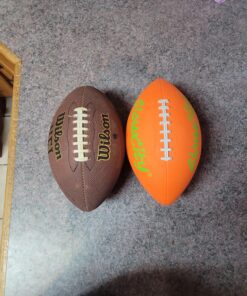 GlowCity Glow in The Dark Football - Light Up LED Ball - Perfect for Evening Play, Camping, and Beach Fun! Adult 10" 31 813H3rhmJQL