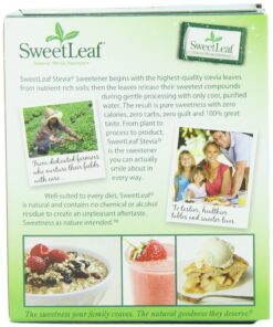 SweetLeaf Natural Stevia Sweetener, 35 Packets (Pack of 4) 10 813IQXC0BrL