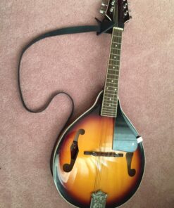 D'Addario Accessories Leather Mandolin Strap - Mandolin Accessories - Cradle Style - Black 21 813IVDIY5bL