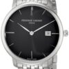 Frederique Constant Men's FC306G4S6B2 Slim Line Automatic Stainless Steel Bracelet Watch