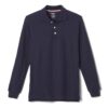 French Toast Boys' Long-Sleeve Pique Polo Shirt 12 Navy 51 813KPz6ol6L