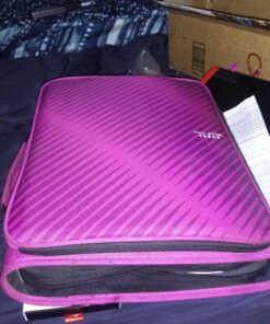Five Star Zipper Binder, 2 Inch 3-Ring Binder for School, 6 Pocket Expanding File, 380 Sheet Capacity, Purple (72540) 40 813KX1O37eL