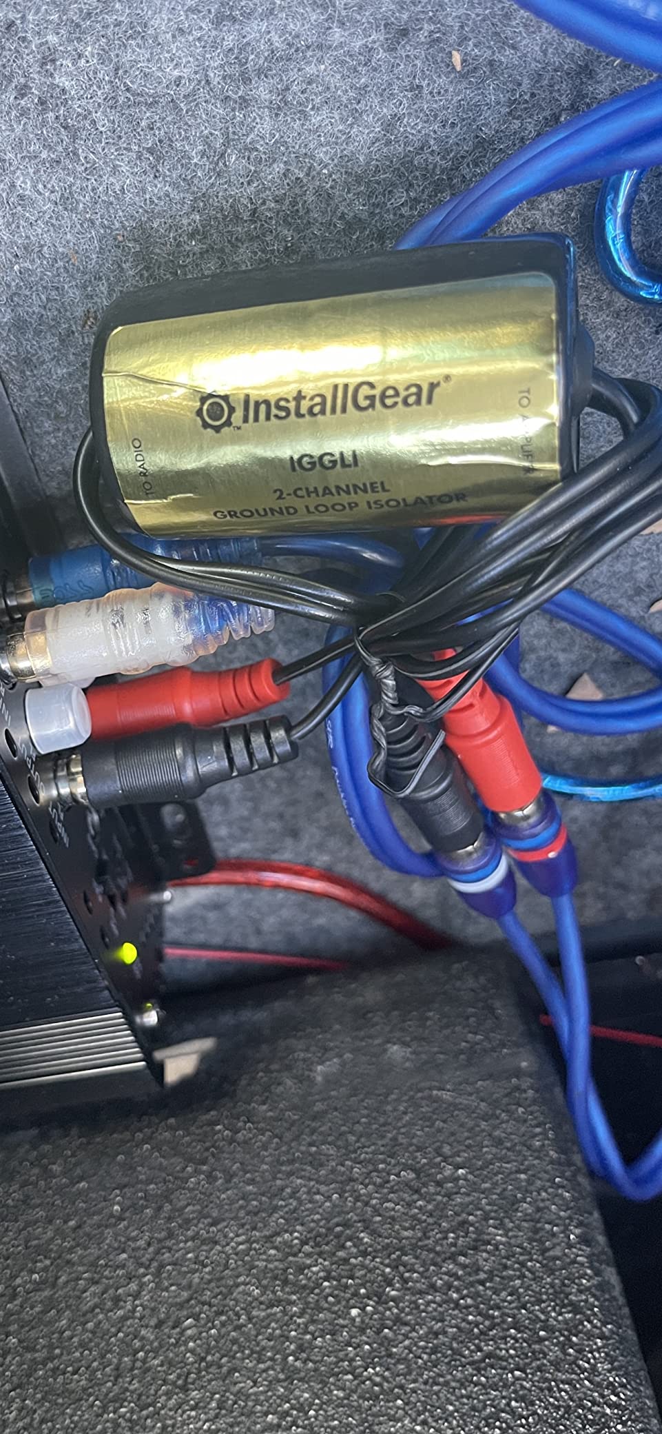 InstallGear Ground Loop Noise Isolator, Amplifier Noise Filter for Car Audio & Home Stereo, Feedback Loop Isolator, Car Stereo Noise Suppressor Reducer Alternator, Ground Loop Isolator 1 Pack 2 InstallGear Ground Loop Noise Isolator, Amplifier Noise Filter for Car Audio & Home Stereo, Feedback Loop Isolator, Car Stereo Noise Suppressor Reducer Alternator, Ground Loop Isolator 1 Pack - Image 2