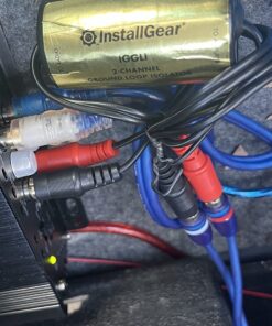 Alternative view of InstallGear Ground Loop Noise Isolator, Amplifier Noise Filter for Car Audio & Home Stereo, Feedback Loop Isolator, Car Stereo Noise Suppressor Reducer Alternator, Ground Loop Isolator 1 Pack