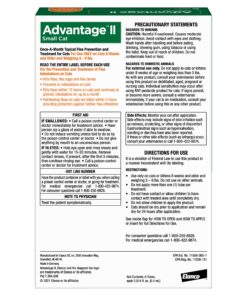 Alternative view of Advantage II Small Cat Vet-Recommended Flea Treatment & Prevention | Cats 5-9 lbs. | 6-Month Supply 6 Pack Small Cat only