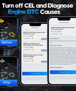 XTOOL Advancer AD20 Pro Wireless OBD2 Scanner Diagnostic Tool Fits for iPhone & Android, Enhanced Car Code Reader 2024, with All System Scan, Oil Reset, Turn Off CEL, Performance Test, Voltage Test 34 813L9YpJObL