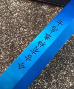 NEW! 27" Ninja Sword Machete BLUE Full Tang Tactical Blade Katana NEW w/Sheath 7 813MOh4qkL