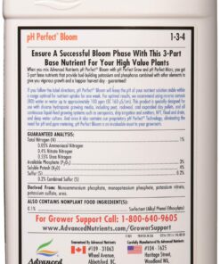 Advanced Nutrients 1201-14 Bloom pH Perfect Fertilizer, 1 Liter, Brown/A 10 813MmDvWRwL