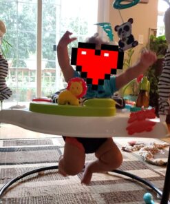 Fisher-Price Baby Bouncer Animal Wonders Jumperoo Activity Center With Music Lights Sounds And Developmental Toys 42 813NbCOlEDL